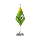 RLP Rashtriya Loktantrik Party Table Flag of 4in x 6in With A Heavy Plastic Base