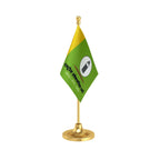 RLP Rashtriya Loktantrik Party Table Flag of 4in x 6in With A Heavy Plastic Base