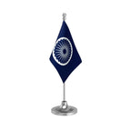 RPI Republican Party of IndiaTable Flag of 4in x 6in With A Heavy Plastic Base