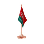 Samajwadi Party Table Flag of 4in x 6in With A Heavy Plastic Base