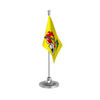 TDP Telugu Desam Party Table Flag of 4in x 6in With A Heavy Plastic Base