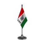UDP United Democratic Party of IndiaTable Flag of 4in x 6in With A Heavy Plastic Base