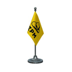 ZPM Zoram People's Movement Party Table Flag of 4in x 6in With A Heavy Plastic Base
