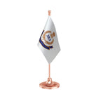 IRS Indian Revenue Service Table Flag of 4in x 6in With A Heavy Plastic Base