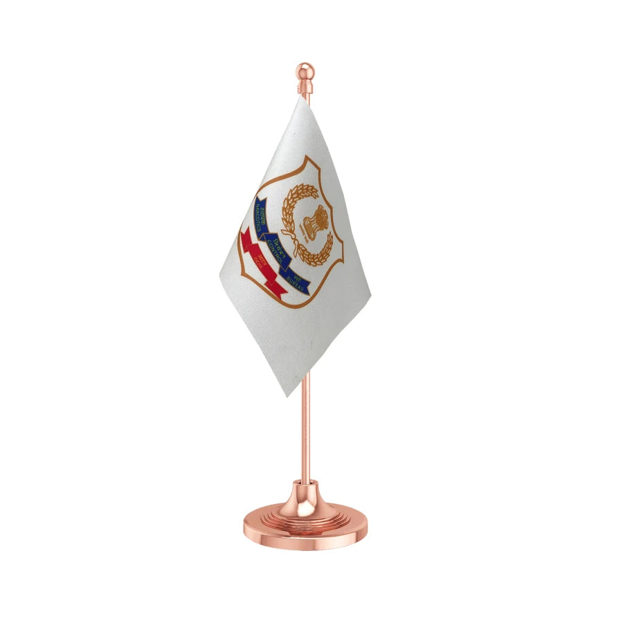 NCB Narcotics Control Bureau Table Flag of 4in x 6in With A Heavy Plastic Base