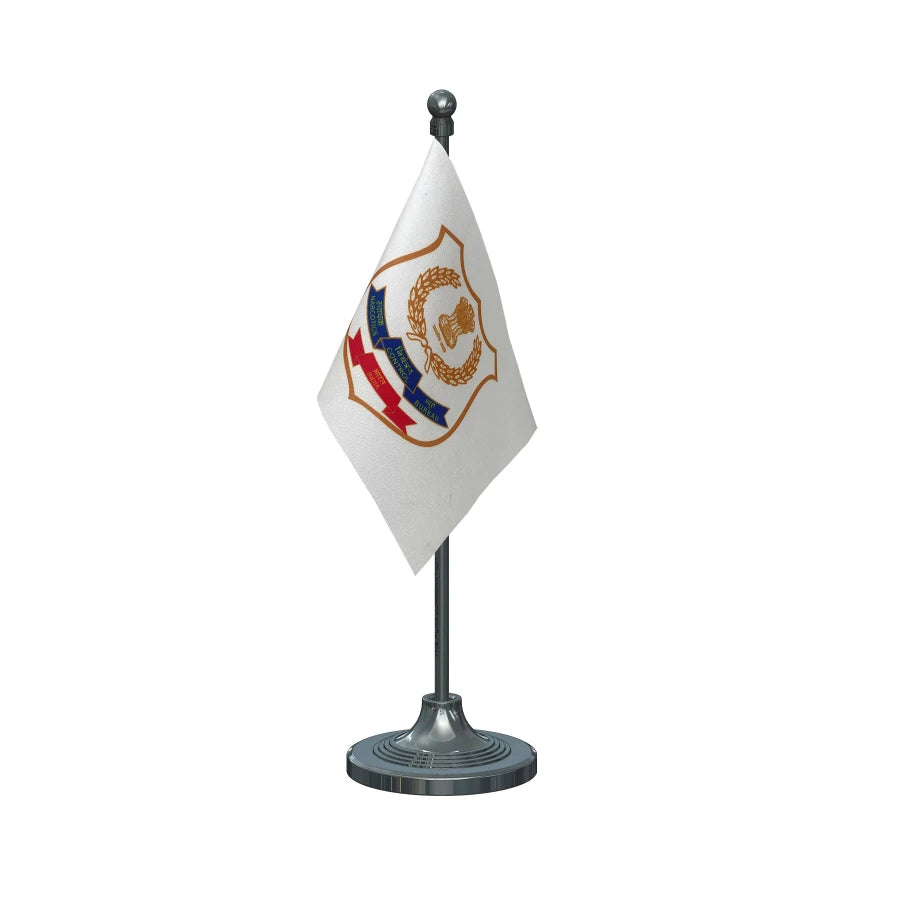 NCB Narcotics Control Bureau Table Flag of 4in x 6in With A Heavy Plastic Base