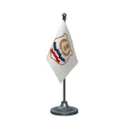 NCB Narcotics Control Bureau Table Flag of 4in x 6in With A Heavy Plastic Base