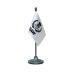 RAW Research & Analysis Wing Table Flag of 4in x 6in With A Heavy Plastic Base