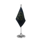 RBI Reserve Bank of India Table Flag of 4in x 6in With A Heavy Plastic Base