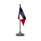 Antigua & Barbuda Table Flag of 4in x 6in With A Heavy Plastic Base