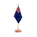 Australia Table Flag of 4in x 6in With A Heavy Plastic Base