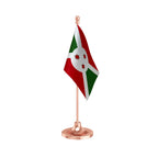Burundi Table Flag of 4in x 6in With A Heavy Plastic Base