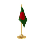 Bangladesh Desk Table Flag of 4in x 6in With A Heavy Plastic Base
