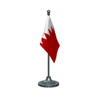 Bahrain Table Flag of 4in x 6in With A Heavy Plastic Base