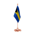 Bahamas Table Flag of 4in x 6in With A Heavy Plastic Base