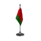 Belarus Table Flag of 4in x 6in With A Heavy Plastic Base