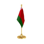 Belarus Table Flag of 4in x 6in With A Heavy Plastic Base
