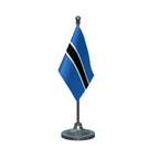 Botswana Table Flag of 4in x 6in With A Heavy Plastic Base