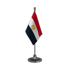 Egypt Table Flag of 4in x 6in With A Heavy Plastic Base