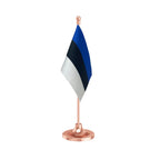 Estonia Table Flag of 4in x 6in With A Heavy Plastic Base