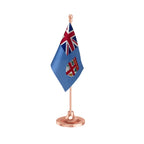 Fiji Table Flag of 4in x 6in With A Heavy Plastic Base