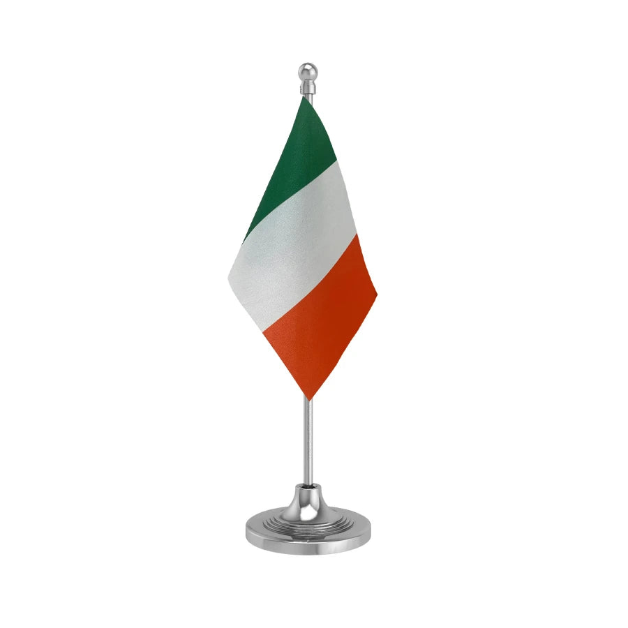 Ireland Table Flag of 4in x 6in With A Heavy Plastic Base
