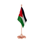 Jordan Desk Table Flag of 4in x 6in With A Heavy Plastic Base
