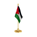 Jordan Desk Table Flag of 4in x 6in With A Heavy Plastic Base