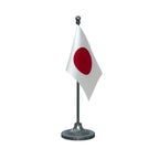 Japan Table Flag of 4in x 6in With A Heavy Plastic Base
