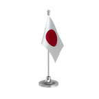 Japan Table Flag of 4in x 6in With A Heavy Plastic Base