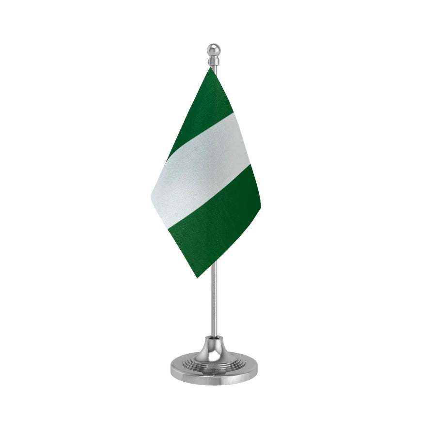 Norfolk Island Table Flag of 4in x 6in With A Heavy Plastic Base