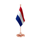 Netherlands Table Flag of 4in x 6in With A Heavy Plastic Base