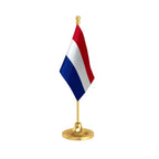 Netherlands Table Flag of 4in x 6in With A Heavy Plastic Base