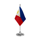 Philippines Table Flag of 4in x 6in With A Heavy Plastic Base