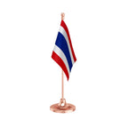 Thailand Table Flag of 4in x 6in With A Heavy Plastic Base