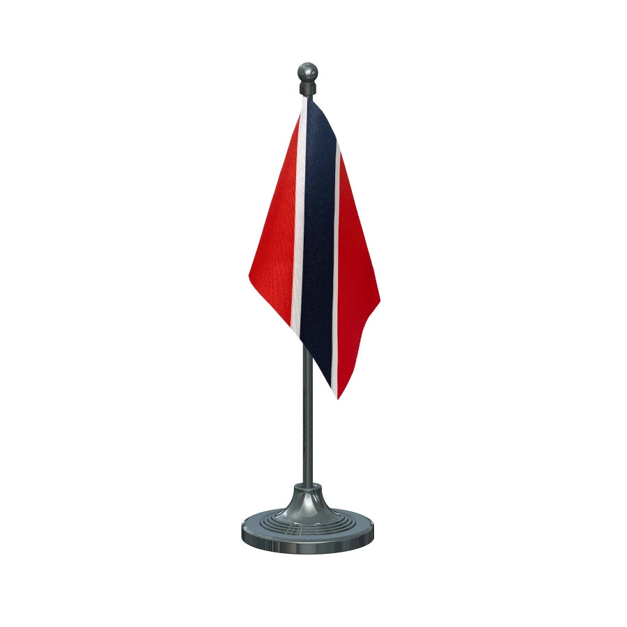 Trinidad & Tobago Table Flag of 4in x 6in With A Heavy Plastic Base