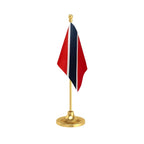 Trinidad & Tobago Table Flag of 4in x 6in With A Heavy Plastic Base