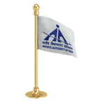 AAI Airport Authority of India Car Dashboard Flag of 2in x 3in With A Steel or Plastic Base