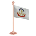 CBI Central Bureau of Investigation Car Dashboard Flag of 2in x 3in With A Steel or Plastic Base