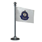CBIC Central Board of Indirect Taxes & Customs Car Dashboard Flag of 2in x 3in With A Steel or Plastic Base