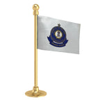 CBIC Central Board of Indirect Taxes & Customs Car Dashboard Flag of 2in x 3in With A Steel or Plastic Base