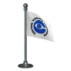 CVC Central Vigilance Commission Car Dashboard Flag of 2in x 3in With A Steel or Plastic Base