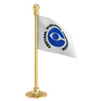 CVC Central Vigilance Commission Car Dashboard Flag of 2in x 3in With A Steel or Plastic Base