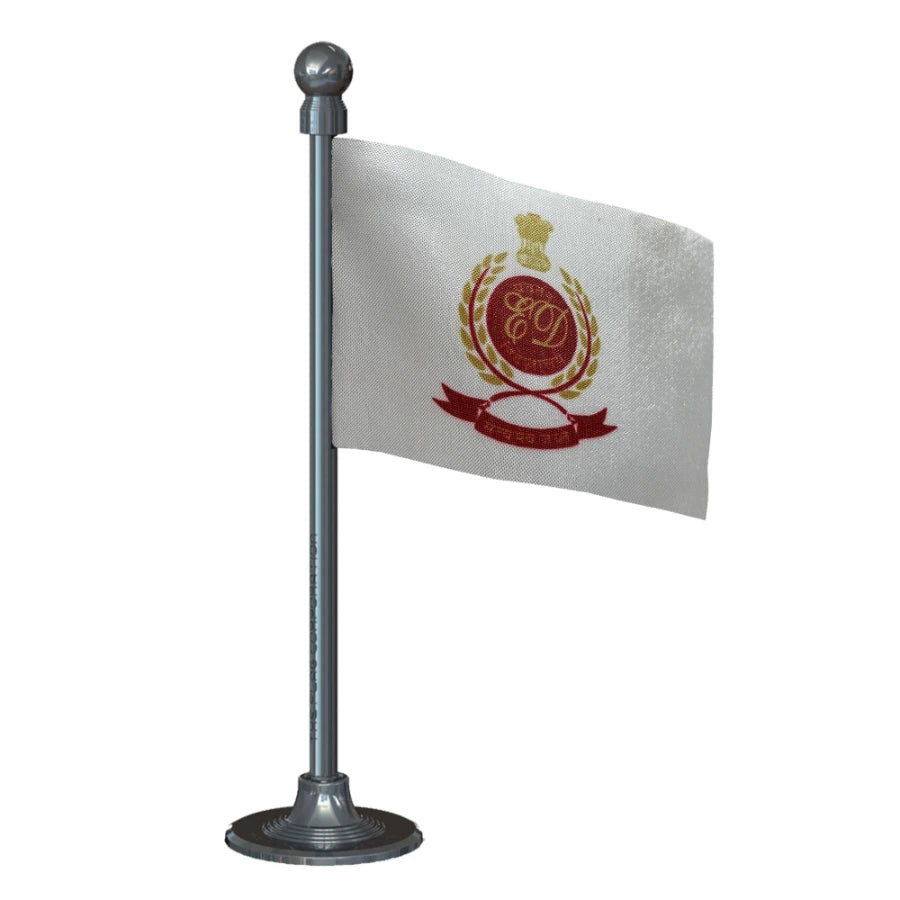 Enforcement Directorate Car Dashboard Flag of 2in x 3in With A Steel or Plastic Base