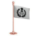 IB Intelligence Bureau Car Dashboard Flag of 2in x 3in With A Steel or Plastic Base