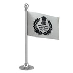 IB Intelligence Bureau Car Dashboard Flag of 2in x 3in With A Steel or Plastic Base