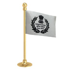 IB Intelligence Bureau Car Dashboard Flag of 2in x 3in With A Steel or Plastic Base