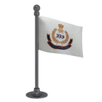 IRS Indian Revenue Service Car Dashboard Flag of 2in x 3in With A Steel or Plastic Base
