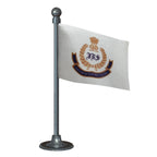 IRS Indian Revenue Service Car Dashboard Flag of 2in x 3in With A Steel or Plastic Base