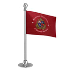 MCGM or BMC Car Dashboard Flag of 2in x 3in With A Steel or Plastic Base